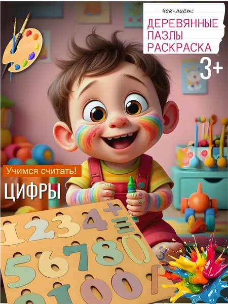 Изображение товара Сортер Славянская столица Цифры / ДР4