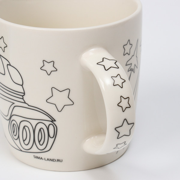 Изображение товара Набор для творчества Школа талантов Кружка под раскраску В подарок герою / 9946131