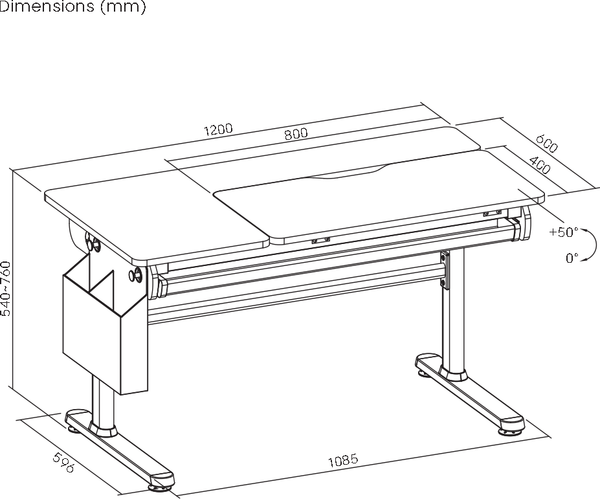 Изображение товара Парта Растущая мебель Е902