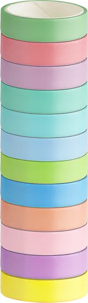 Изображение товара Набор лент декоративных Meshu Macaron / MS_64832 (12шт)