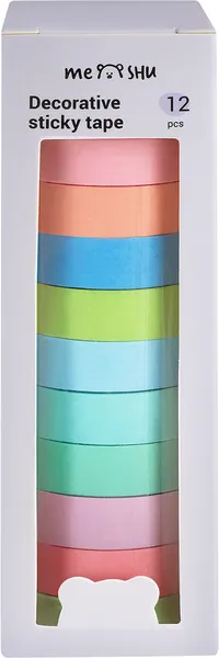 Изображение товара Набор лент декоративных Meshu Macaron / MS_64832 (12шт)