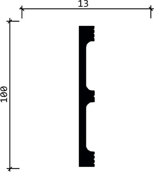 Изображение товара Плинтус Decor-Dizayn DD709F (80х13x2000)