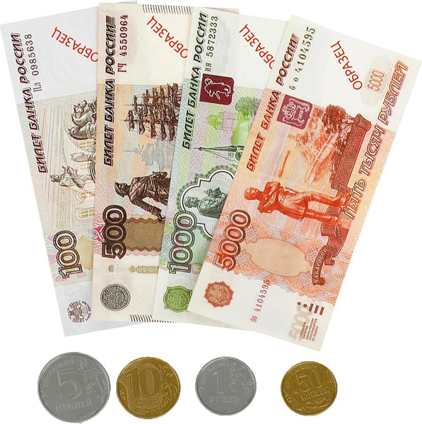 Изображение товара Деньги игрушечные Играем вместе B1599349-R1