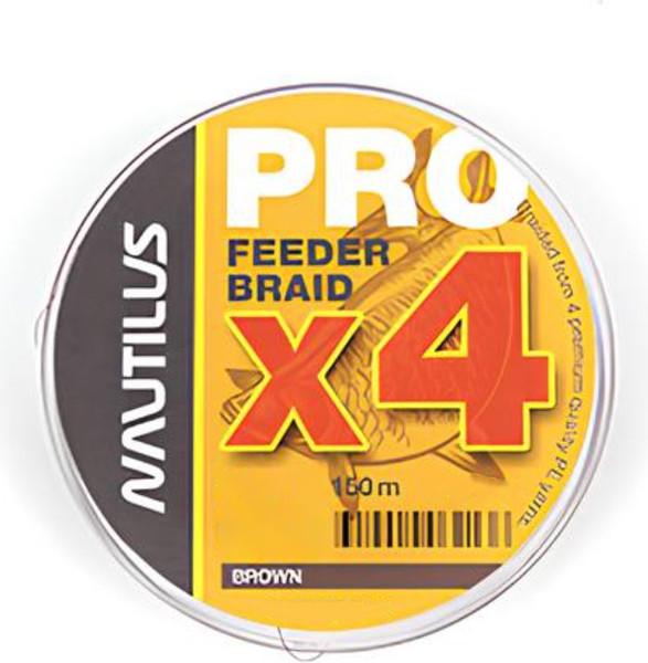 Изображение товара Леска плетеная NAUTILUS Pro Feeder Braid Brown d-0.12 5.5кг 12lb / 06-24259513 (150м)