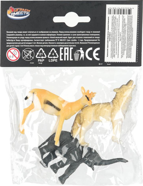 Изображение товара Набор фигурок игровых Играем вместе Дикие животные / B1358381-R