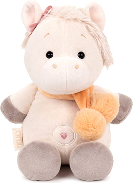Изображение товара Мягкая игрушка Kult of toys Лошадка Ами с карамельным шарфом / 10944736