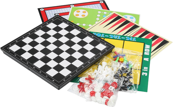 Изображение товара Набор настольных игр Играем вместе 6 в 1 / ZY1223897-R