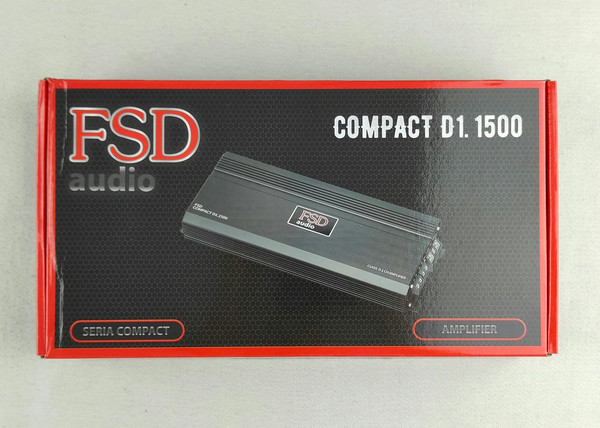 Изображение товара Автомобильный усилитель FSD audio Compact D1.1500