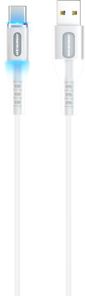 Изображение товара Кабель Atomic Ledit USB-A-USB-C 3A LED / 30.369 (1.2м, белый)