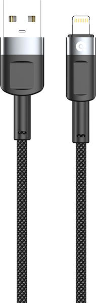 Изображение товара Кабель Atomic Viper USB-A-Lightning 3A / 30.410 (1.5м, черный)