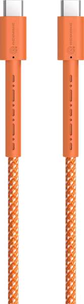 Изображение товара Кабель Atomic Wildcore USB-C-USB-C PD 60W / 30.367 (1.5м, оранжевый)