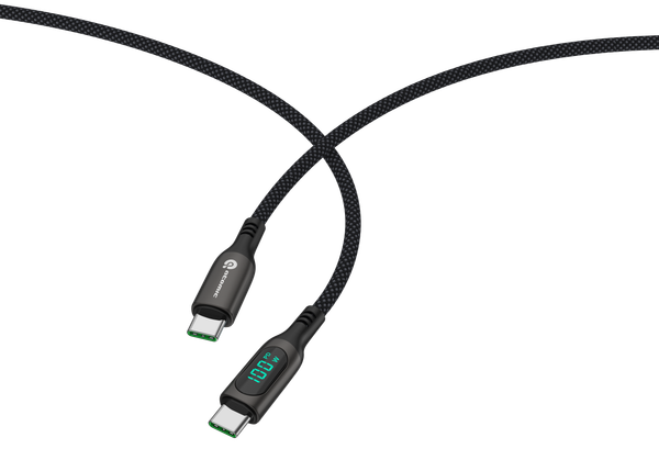 Изображение товара Кабель Atomic WOW100 USB-C-USB-C PD 100W 5A / 30.391 (1.5м, черный)