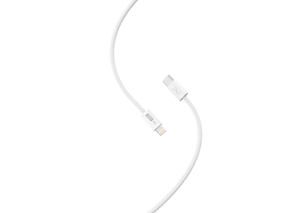 Изображение товара Кабель ENE Intro USB-C-Lightning PD 30W / 30.428 (1м, белый)