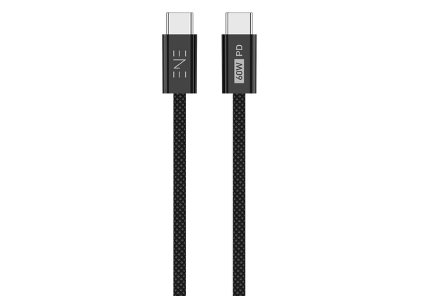 Изображение товара Кабель ENE Intro USB-C-USB-C PD 60W / 30.425 (1м, черный)
