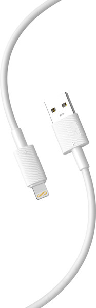 Изображение товара Кабель ENE Plus USB-A-Lightning 2.4A / 30.424 (1м, белый)