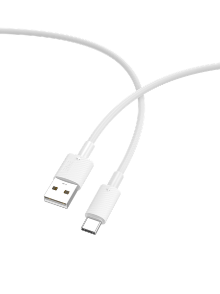 Изображение товара Кабель ENE Plus USB-A-USB-C 2.4A / 30.423 (1м, белый)
