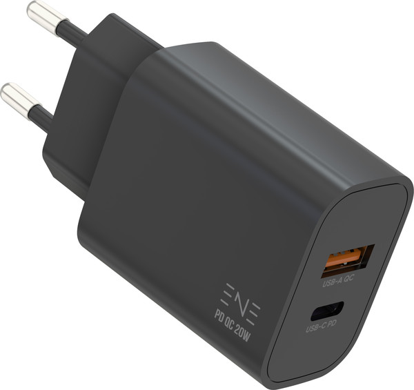 Изображение товара Адаптер питания сетевой ENE YZZY U6 20W / 10.209 (черный)