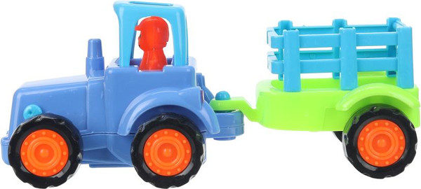 Изображение товара Развивающий игровой набор Умка С прицепом Синий трактор / 1709A018-R1