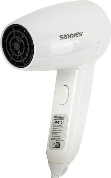 Изображение товара Фен настенный Sonnen HD-2101 / 608481 (белый)