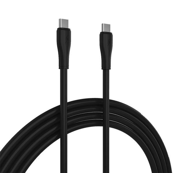 Изображение товара Зарядное устройство сетевое Atomic UniQ G651 GAN 65W USB A+C с кабелем USB С-С / 10.188 (желтый)