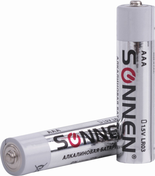 Изображение товара Комплект батареек Sonnen AAA LR03 / 451088 (4шт)