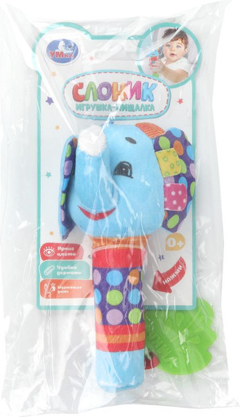 Изображение товара Погремушка Умка Пищалка слоник / UM-SLON-24