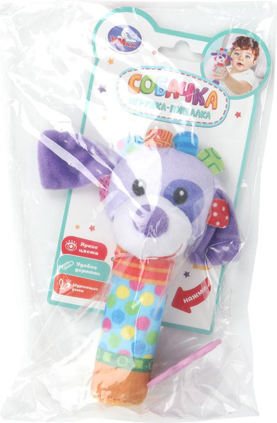 Изображение товара Погремушка Умка Пищалка собачка / UM-DOGGY-24