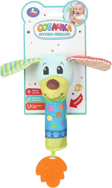 Изображение товара Погремушка Умка Собачка пищалка / UM-PUPPY-24