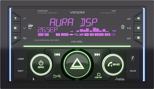 Изображение товара Бездисковая автомагнитола AURA Venom-D868 DSP