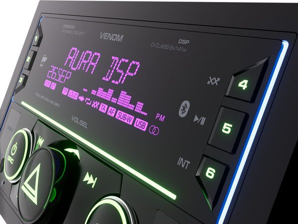 Изображение товара Бездисковая автомагнитола AURA Venom-D868 DSP