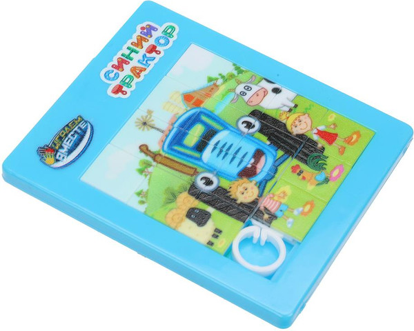Изображение товара Игра-головоломка Играем вместе Пятнашки Синий трактор / 1808K529-R19