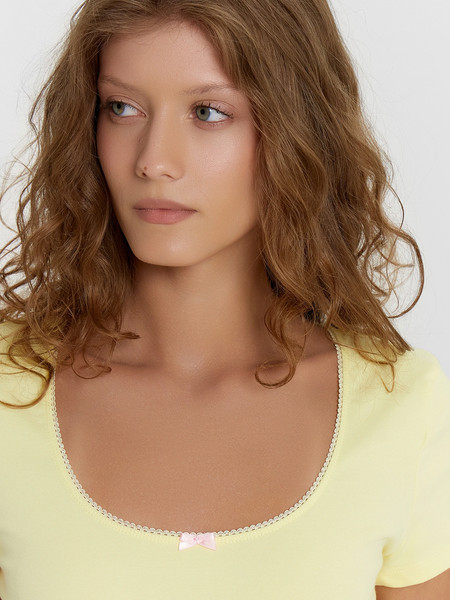 Изображение товара Футболка Mark Formelle 112899 (р.164/170-100-106, лимонный)