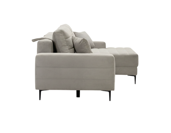 Изображение товара Диван угловой VELUNA Белес левый (Beverly Grey)