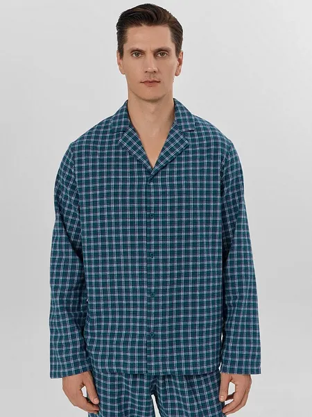 Изображение товара Пижама Mark Formelle 591047 (р.104-94-188, сине-зеленая клетка)