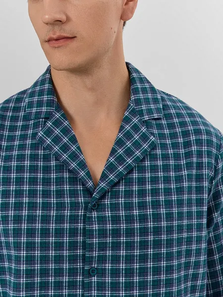 Изображение товара Пижама Mark Formelle 591047 (р.104-94-188, сине-зеленая клетка)