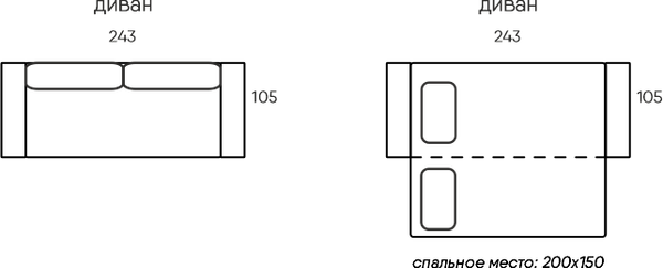 Изображение товара Диван VELUNA Энгри (Beauty Storm)