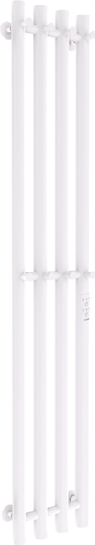 Изображение товара Полотенцесушитель электрический Маргроид Ferrum Inaro 4 СНШ 150x6 8 крючков (белый матовый, таймер справа)