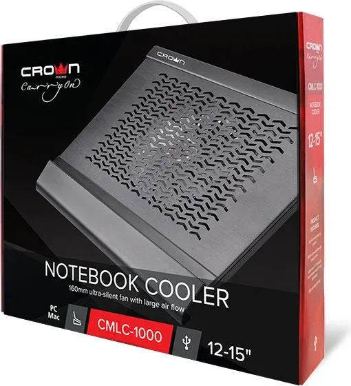 Изображение товара Подставка для ноутбука Crown CMLC-1000 (черный)