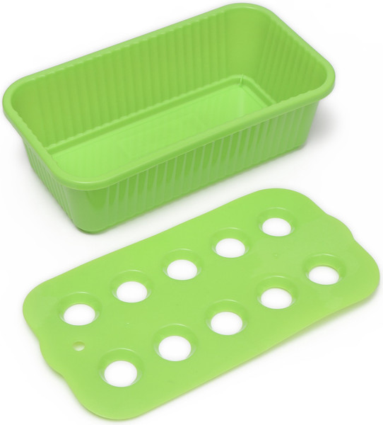 Изображение товара Ящик для рассады GREENGO для выращивания зеленого лука / 9035821 (зеленый)