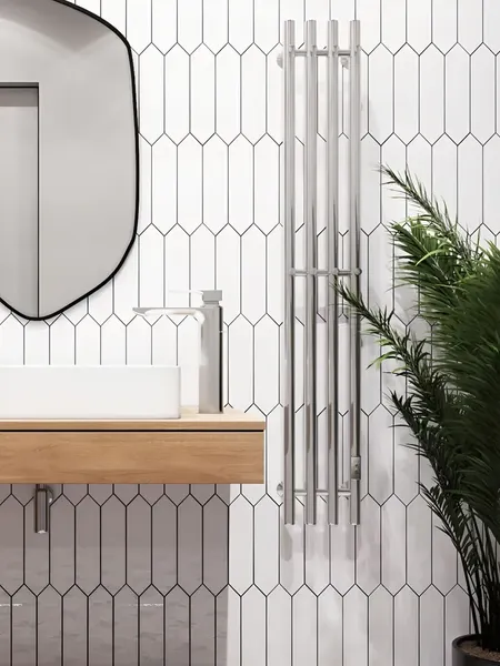 Изображение товара Полотенцесушитель электрический Маргроид Inaro 4 СНШ 120x6 8 крючков (таймер справа)