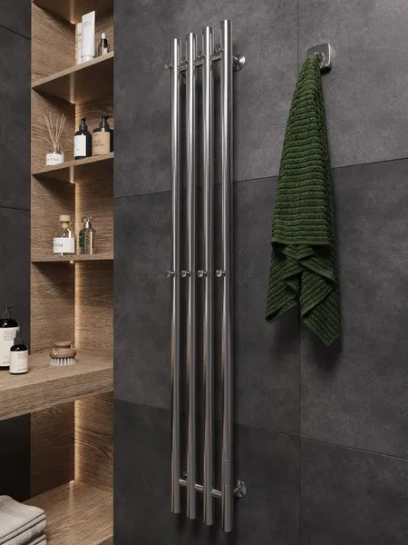 Изображение товара Полотенцесушитель электрический Маргроид Inaro 4 СНШ 120x6 8 крючков (таймер справа)