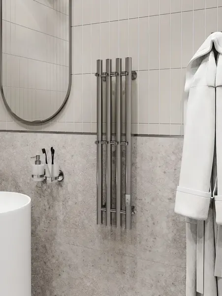 Изображение товара Полотенцесушитель электрический Маргроид Inaro 4 СНШ 80x6 8 крючков (таймер справа)