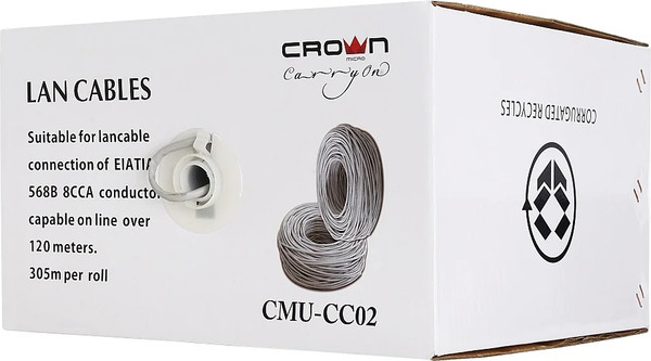Изображение товара Кабель Crown CMU-CC02 (серый)