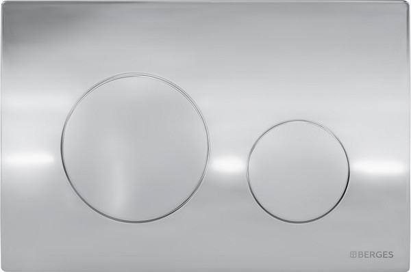 Изображение товара Кнопка для инсталляции Berges Atom Ring 049239 (хром глянец)