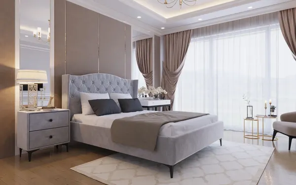 Изображение товара Каркас кровати НК Мебель Tango 140x200 / 23013163 (велюр светло-серый)