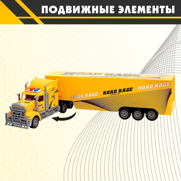 Изображение товара Радиоуправляемая игрушка Sima-Land Фура / 1857866 (желтый)