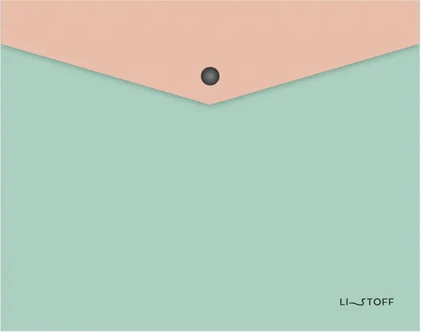 Изображение товара Папка-конверт Listoff Colour Duet. No 1 / ПКПФ50211