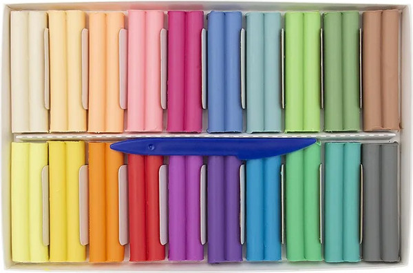 Изображение товара Пластилин восковой ЛУЧ Фантазия / 35С 2292-08 (20цв)