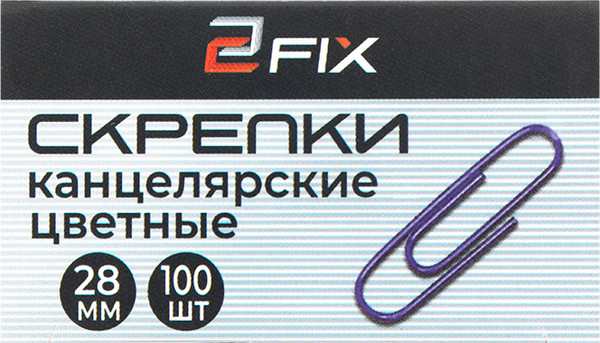 Изображение товара Скрепки Бугинком 033-1 (100шт)