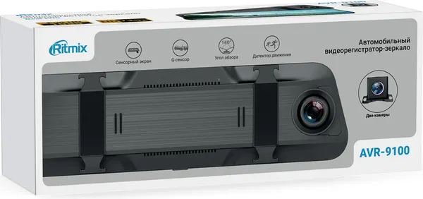 Изображение товара Видеорегистратор-зеркало Ritmix AVR-9100